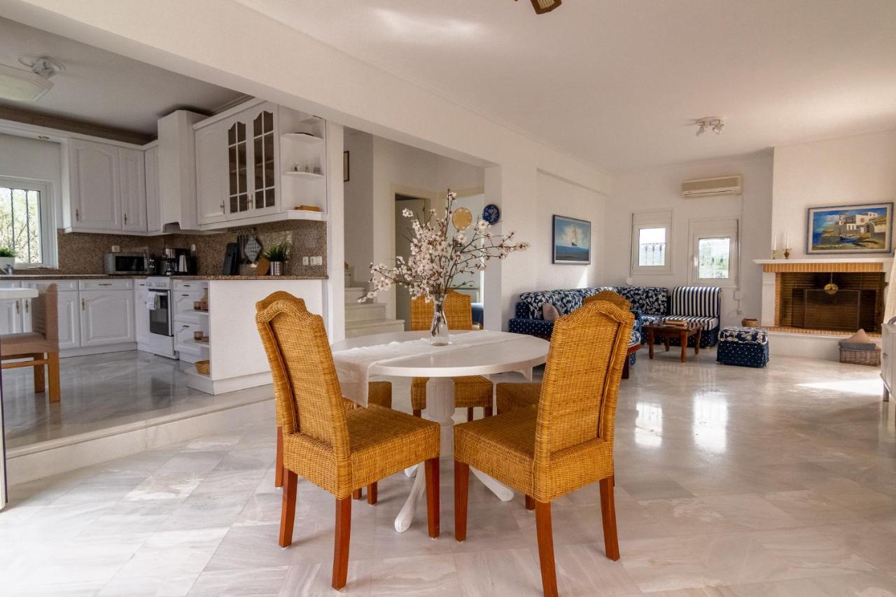 House With Amazing Ocean View And Patio - Pool Villa ปอร์โตเฮลี ภายนอก รูปภาพ