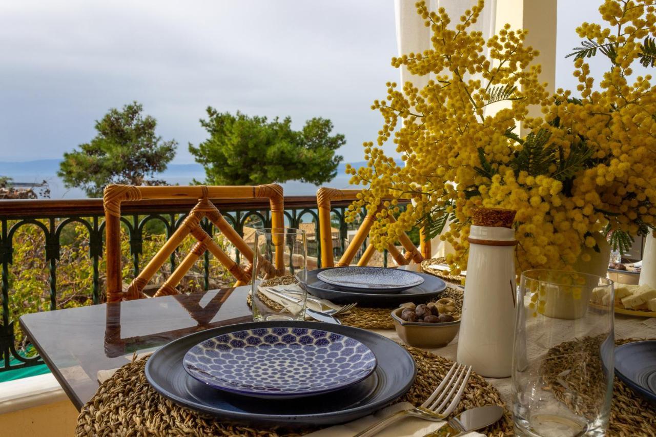 House With Amazing Ocean View And Patio - Pool Villa ปอร์โตเฮลี ภายนอก รูปภาพ