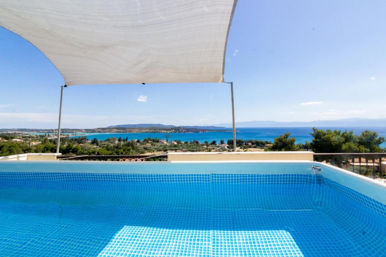 House With Amazing Ocean View And Patio - Pool Villa ปอร์โตเฮลี ภายนอก รูปภาพ