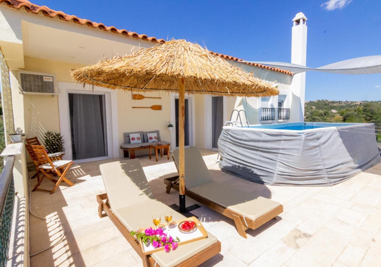 House With Amazing Ocean View And Patio - Pool Villa ปอร์โตเฮลี ภายนอก รูปภาพ